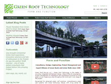 Tablet Screenshot of greenrooftechnology.com